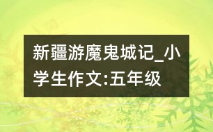 新疆游“魔鬼城”記_小學生作文:五年級