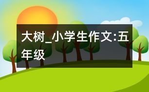 大樹_小學生作文:五年級