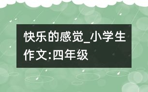 快樂的感覺_小學生作文:四年級