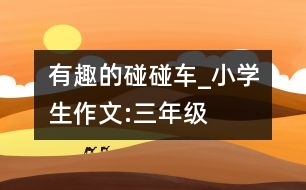 有趣的碰碰車_小學(xué)生作文:三年級(jí)