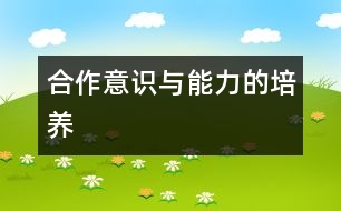 合作意識與能力的培養(yǎng)