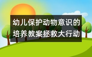 幼兒保護動物意識的培養(yǎng)教案：拯救大行動