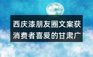 西慶漆朋友圈文案獲消費(fèi)者喜愛的甘肅廣告百佳獎39句