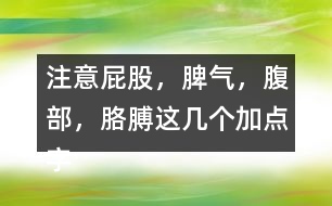 注意“屁股，脾氣，腹部，胳膊”這幾個加點字說說你的發(fā)現(xiàn)