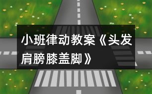小班律動教案《頭發(fā)、肩膀、膝蓋、腳》教學(xué)設(shè)計反思