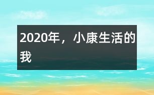 2020年，小康生活的我