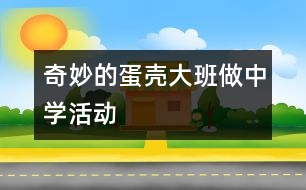 奇妙的蛋殼（大班做中學(xué)活動(dòng)）