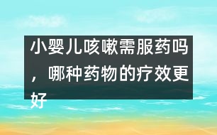 小嬰兒咳嗽需服藥嗎，哪種藥物的療效更好