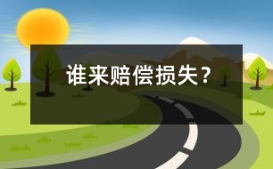 誰來賠償損失？